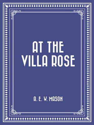 cover image of At the Villa Rose